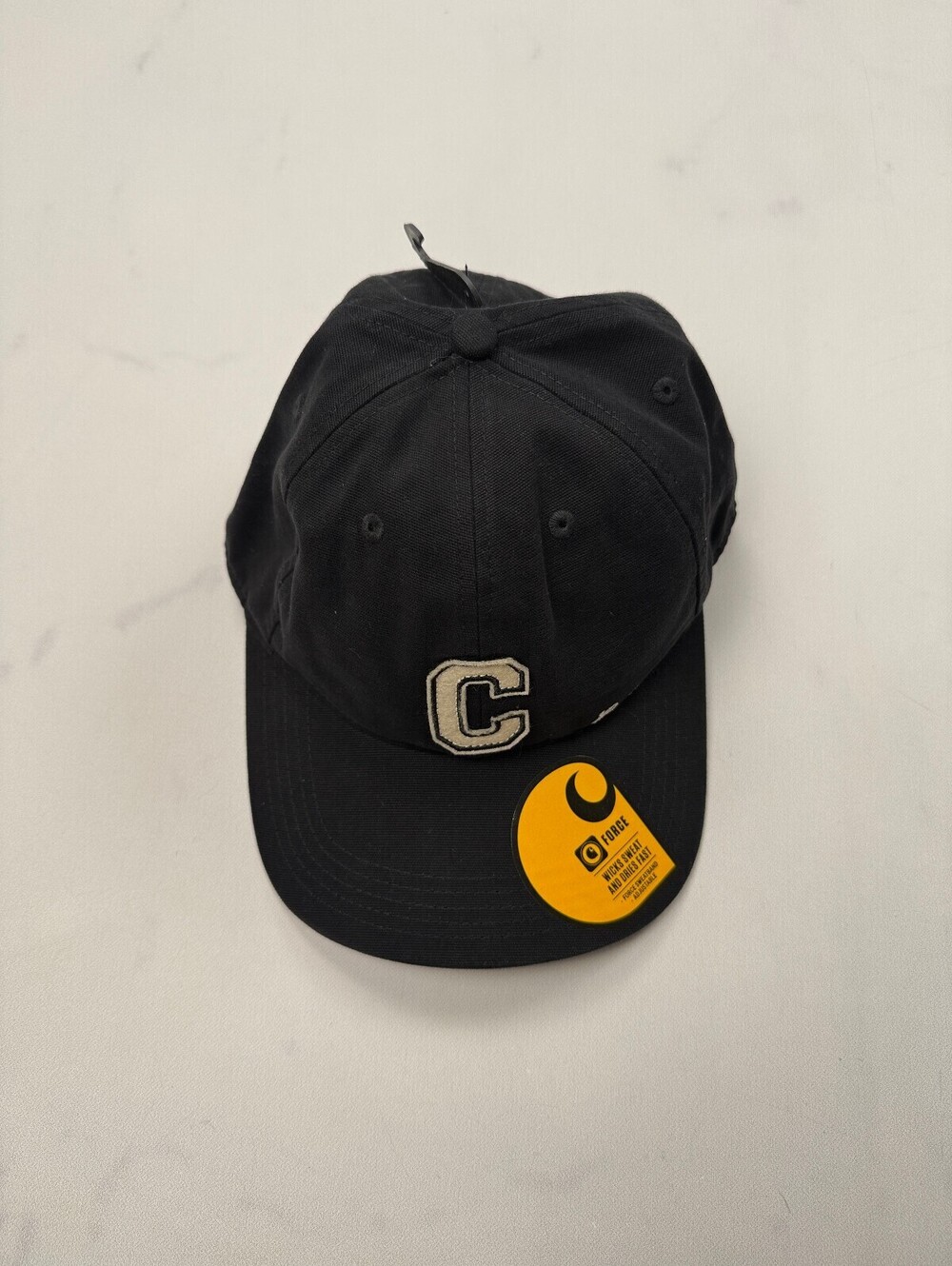 Carhartt C Trucker Hat Black Current Street Style Adjustable - Unisex One Size